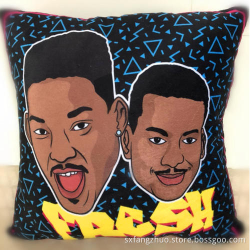 plush fleece cute sublimation print sofa seat cushion